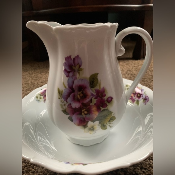 Vintage Haas and Cajzek Pitcher & Bowl Set - Picture 1 of 6